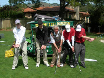 Ben with teens and coaches